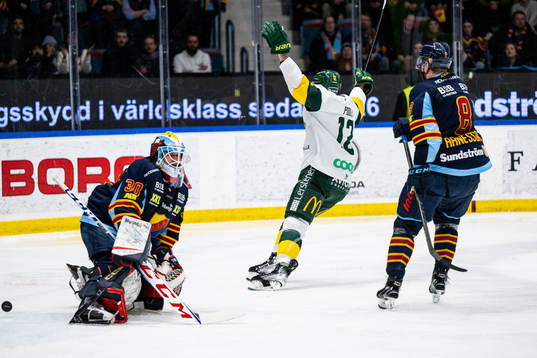 Björklövens Scott Pooley jublar