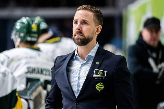 Björklövens tränare Viktor Stråhle