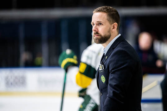 Björklövens tränare Viktor Stråhle