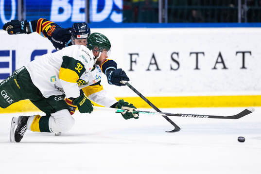 Djurgårdens Daniel Brodin och Björklövens Jacob Olofsson