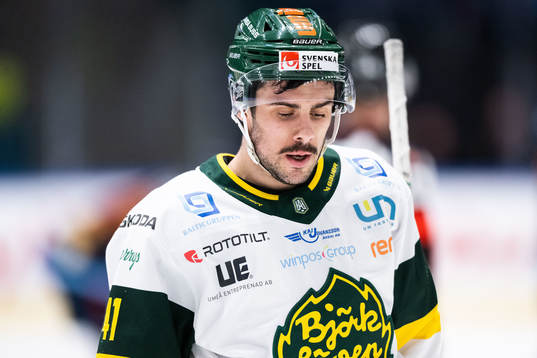 Björklövens Maxime Fortier deppar