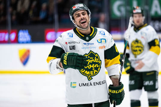 Björklövens Maxime Fortier reagerar