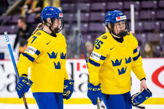 Mira Jungåker and Lina Ljungblom of Sweden