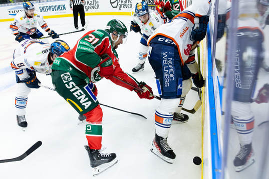 Frölundas Nicklas Lasu och Växjös Ludvig Nilsson