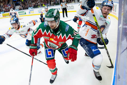 Frölundas Nicklas Lasu och Växjös Ludvig Nilsson