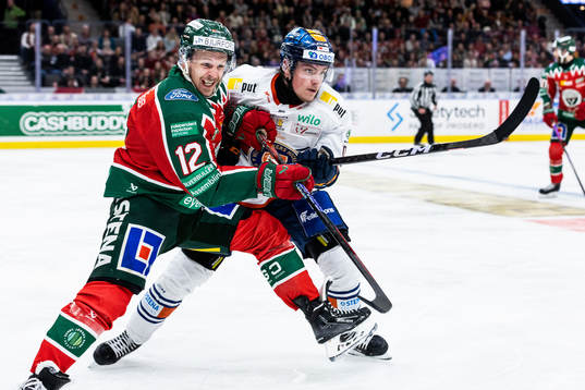 Frölundas Max Friberg och Växjös Victor Stjernborg