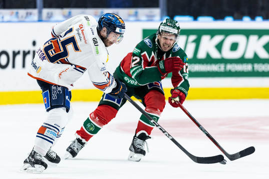Växjös Dan Sexton och Frölundas Max Friberg