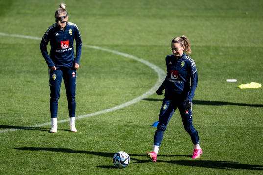 Linda Sembrant and Kosovare Asllani
