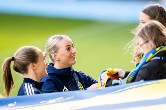 Magdalena Eriksson and Stina Blackstenius