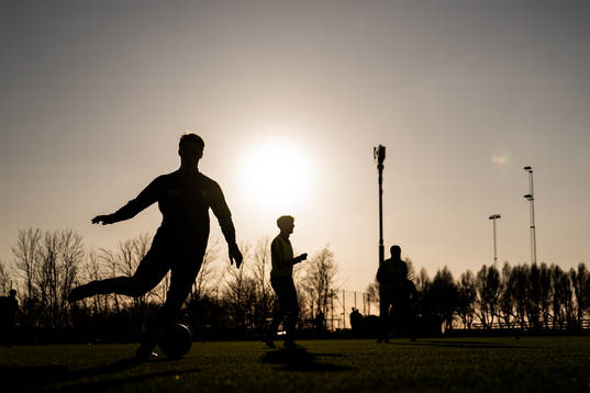 Torns IFs spelare i siluett