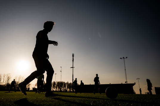 Torns IFs spelare i siluett