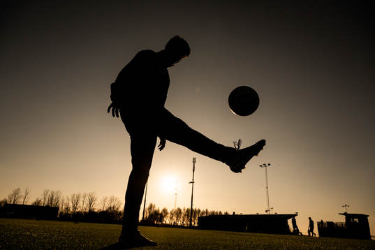 Torns IFs spelare i siluett