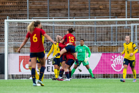 Ma Immaculada Gabarro Romero of Spain celebrates