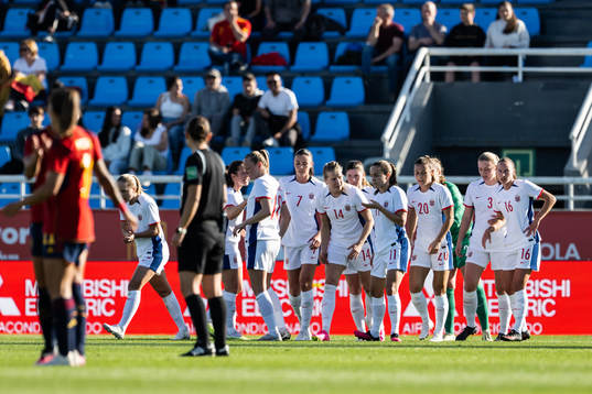 Ada Hegerberg of Norway looks dejected