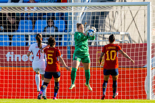 Goalkeeper Aurora Mikalsen of Norway