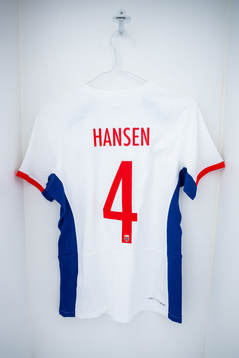 The kit of Tuva Hansen of Norway in the dressing room
