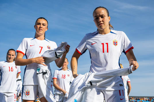 Ingrid Syrstad Engen and Guro Reiten of Norway