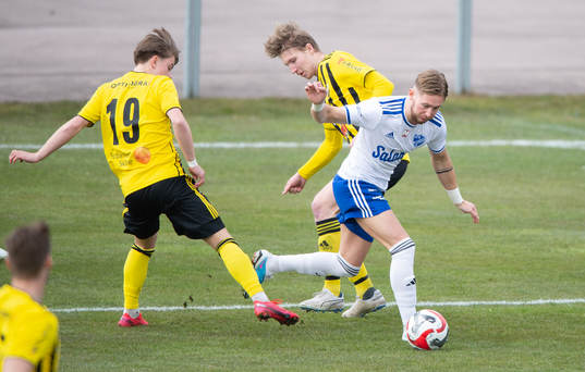 IFK Hässleholms Jussi Tikkanen och Hugo Arvidsson i