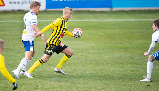 IFK Hässleholms Olle Kjellman Olblad i matchen i div. 2