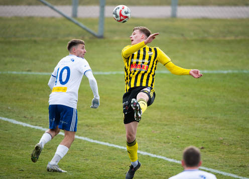 IFK Hässleholms Axel Henriksson i matchen i div. 2 mellan