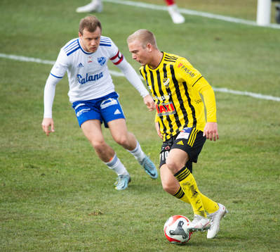 IFK Hässleholms Olle Kjellman Olblad i matchen i div. 2