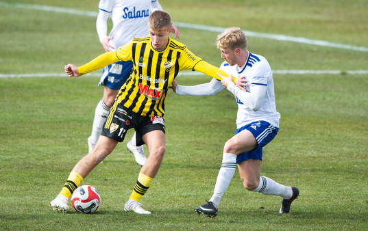 IFK Hässleholms André Gustafson i matchen i div. 2 mellan