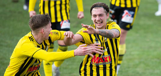 IFK Hässleholms Axel Winberg har gjort 3-1 (och även 1-1)