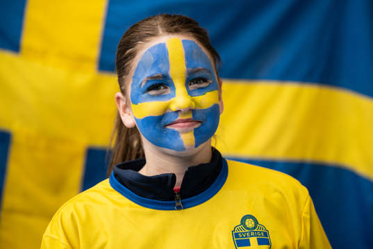 A fan of Sweden