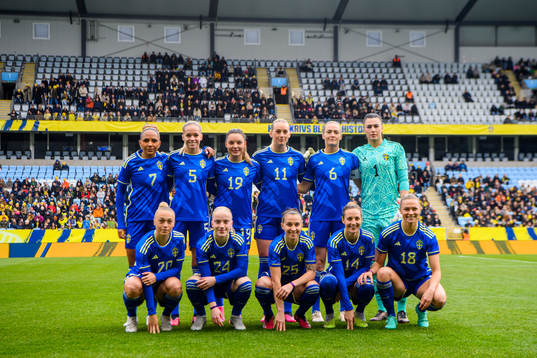The starting eleven of Sweden