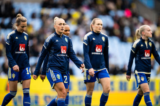 Nathalie Björn, Hanna Bennison, Magdalena Eriksson and