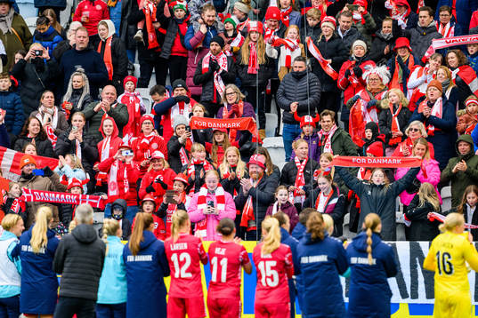 during the women's international friendly football match