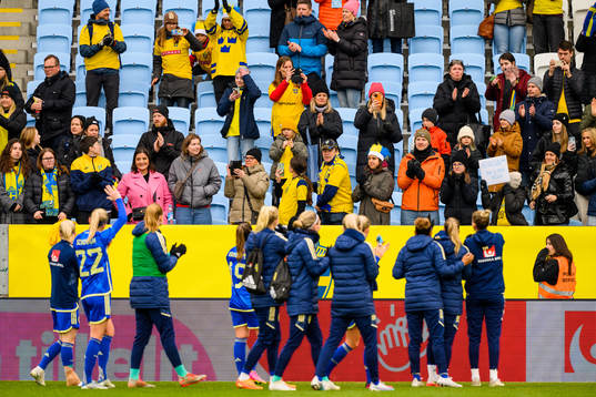 during the women's international friendly football match
