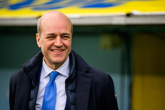 Fredrik Reinfeldt, president of the Swedish Football