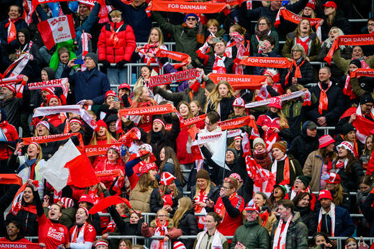 during the women's international friendly football match