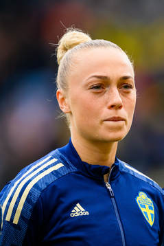 Hanna Bennison of Sweden ahead the women's international
