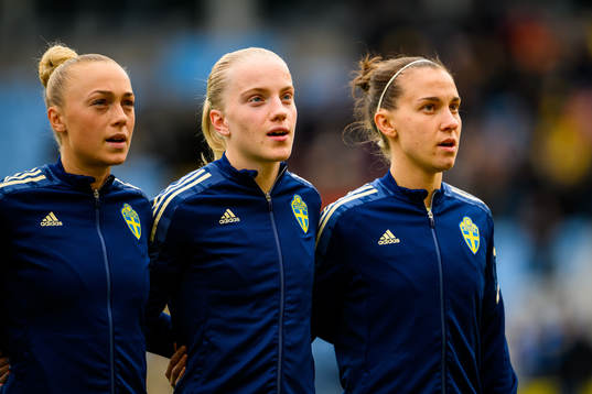 Hanna Bennison, Anna Sandberg and Julia Zigiotti Olme of