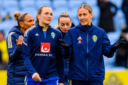 Magdalena Eriksson and Emma Kullberg of Sweden