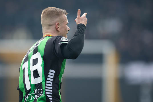 GAIS Alexander Ahl Holmström jublar