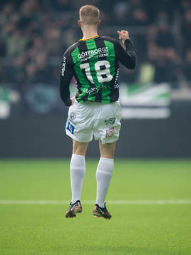 GAIS Alexander Ahl Holmström jublar