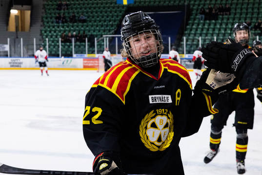 Brynäs Leo Sundqvist jublar
