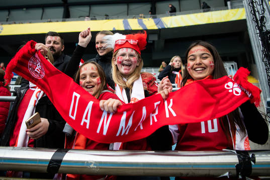 during the women's international friendly football match