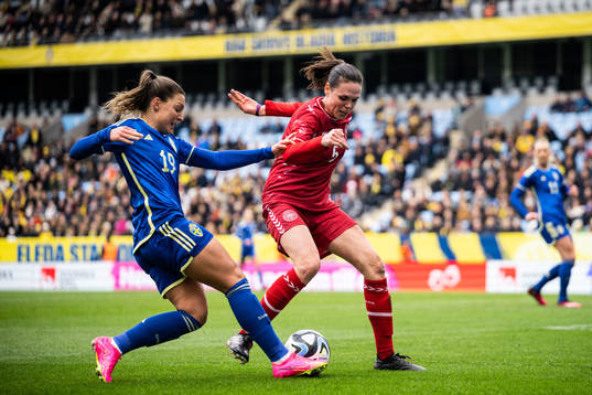 Johanna Rytting Kaneryd of Sweden and Simone Boye of Denmark