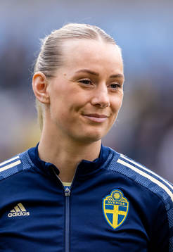 Stina Blackstenius of Sweden