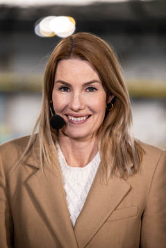 Swedish broadcaster SVT sports expert Hanna Marklund