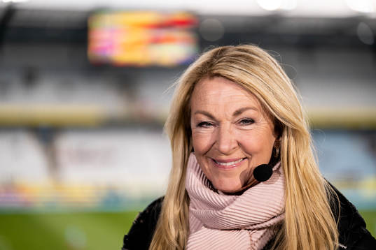 Swedish broadcaster SVT sports reporter Jane Björck