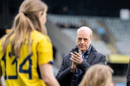 Fredrik Reinfeldt, president of the Swedish Football