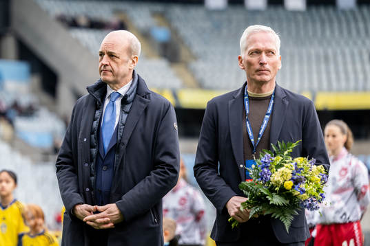 Fredrik Reinfeldt, president and Håkan Sjöstrand, general