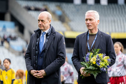 Fredrik Reinfeldt, president and Håkan Sjöstrand, general