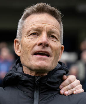 Head coach Lars Søndergaard of Denmark