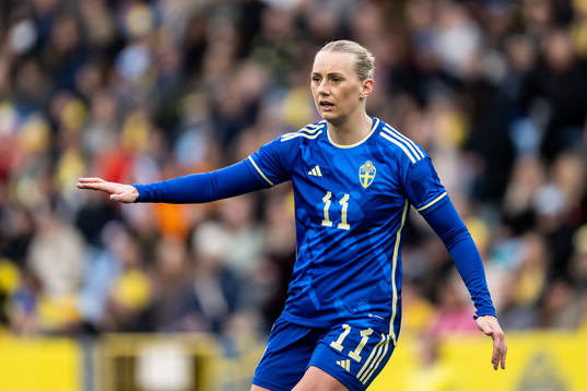 Stina Blackstenius of Sweden